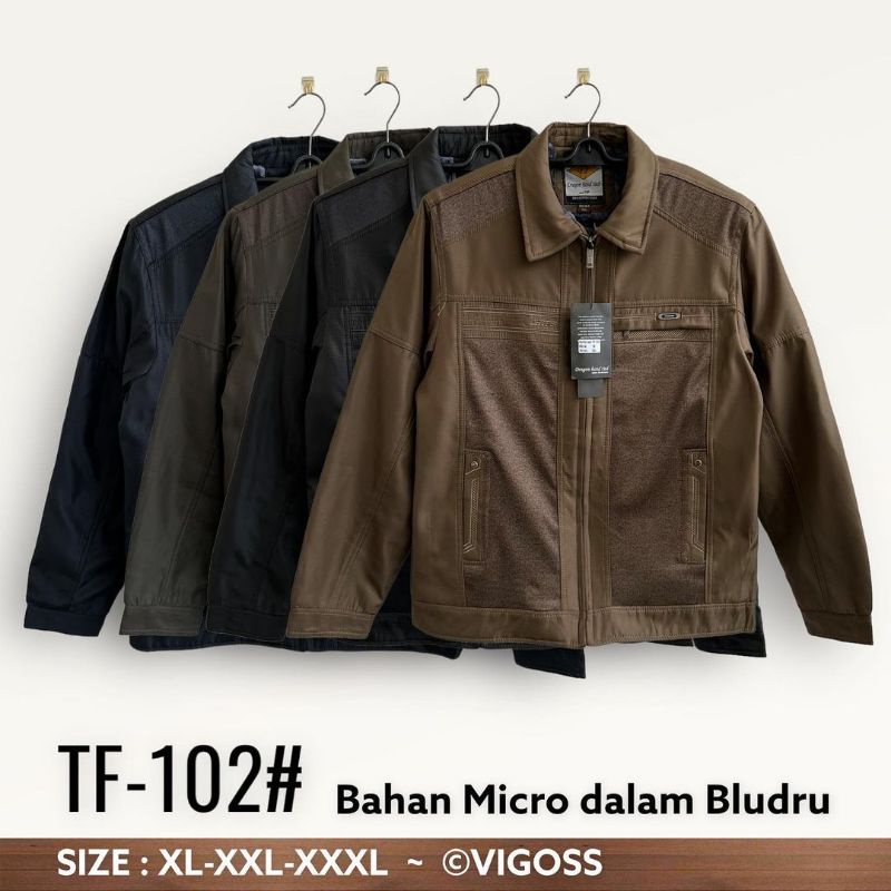 Jaket Katun Import Dewasa Terbaru//Jaket Katun Polyster DHT Motif Dalam Beludru//Jaket Bomber//Atasa