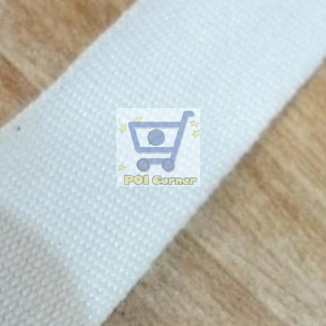 

Pita Label Katun Polos Dasar Krem 2cm / Twill Tape Label Polos