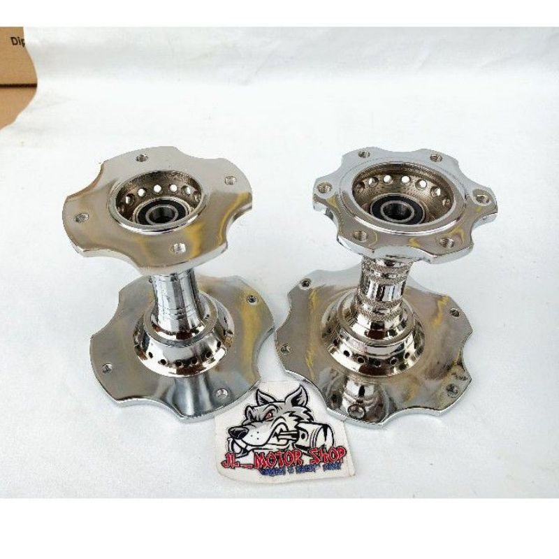 Tromol Becak Belakang Ninja RR 150 Besi chrome Tebal