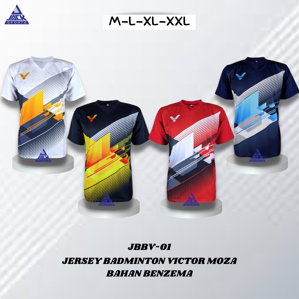 Jual JBBV-01 JERSEY BADMINTON DEWASA BAJU BADMINTON KAOS BULUTANGKIS ...