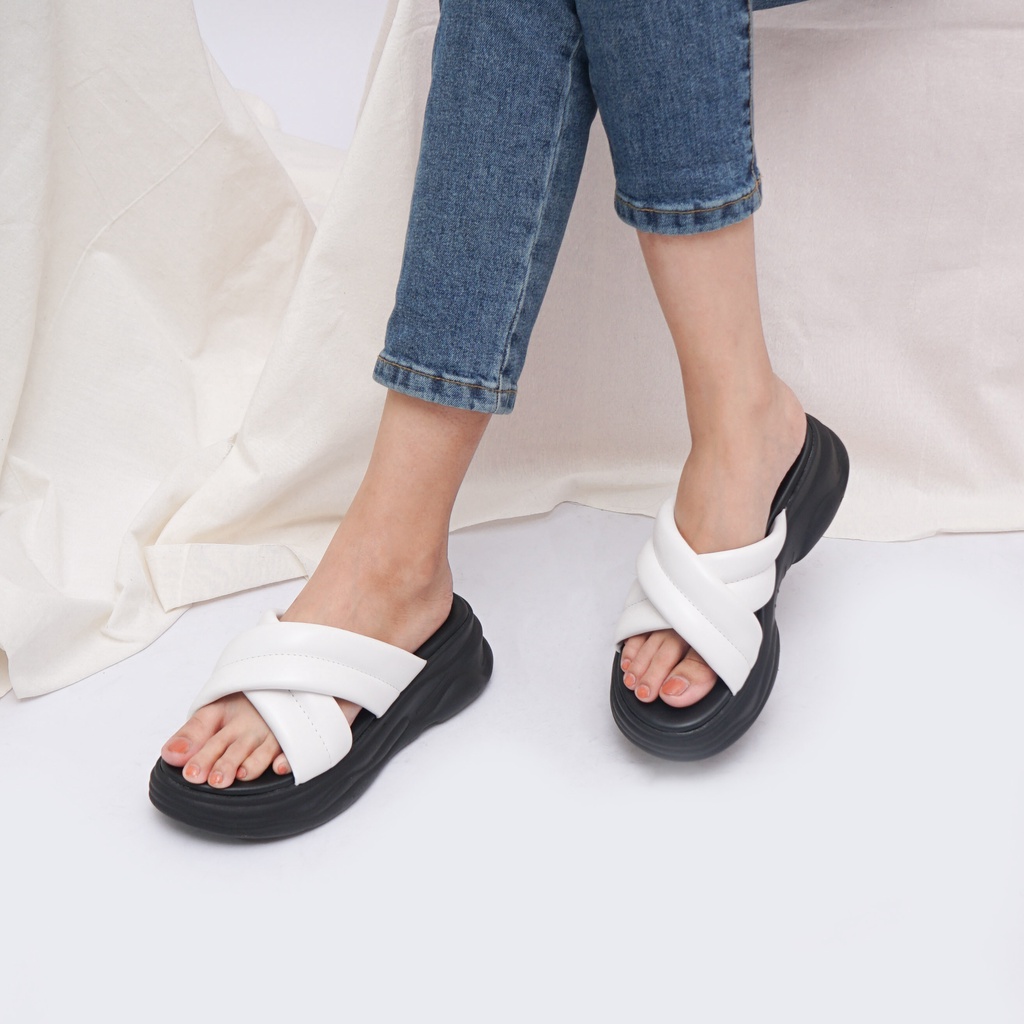 Sara Sara NAGITA Sandal Platform Wanita sandal selop cewek sandal wedges wanita sandal empuk terbaru