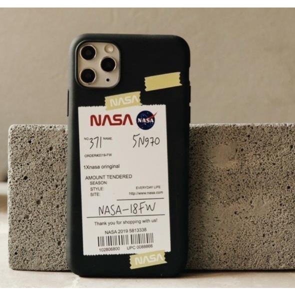 Nasa Ticket Case Realme 5 5i C2 C3 C11 C12 C15 7i C17 Casing Doff Soft - 18FW, 5 5i C3