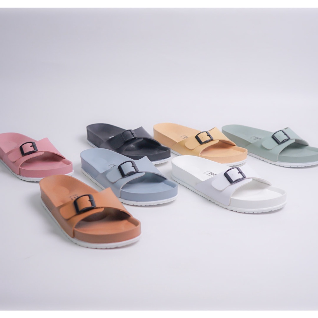 DUNKENSTOCK AX sandal wanita sendal slip on cewe sendal warna warni