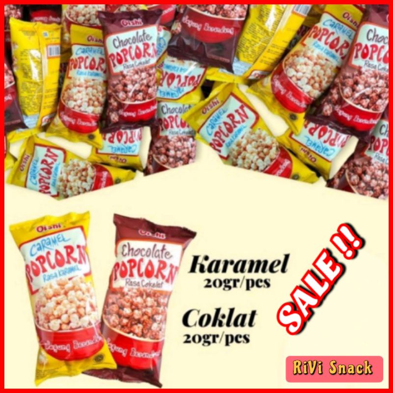 [PROMO] OISHI POPCORN KARAMEL COKLAT MINI / SNACK ULTAH