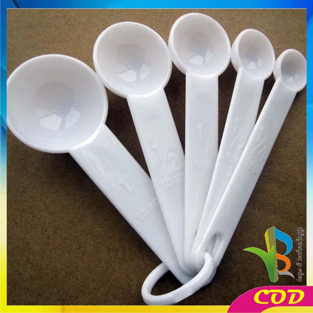 RB-C142 Sendok Takar Set 5IN1 Measuring Spoon Sendok Ukur Bumbu Dapur Sendok Takaran MPASI Bayi