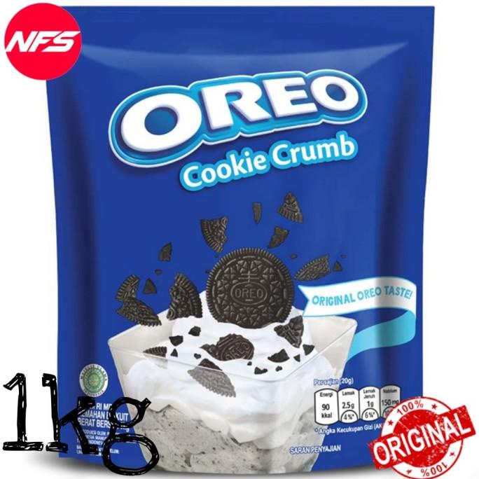 

OREO Cookie Crumb 1 Kg/1000 gr-Original-Toping Remahan Biskuit/Cookies