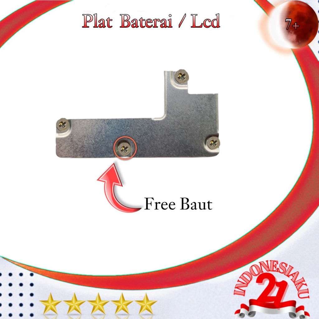 PLAT /SENG /plat baterai hp 7 plus new