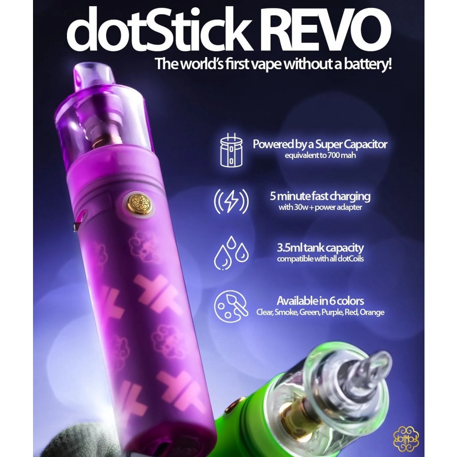 DOTMOD DOTSTICK REVO KIT Pod Aio AUTHENTIC By Dotmod