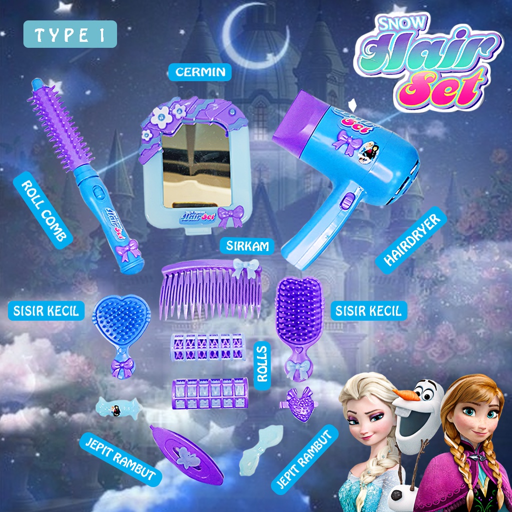 Mainan Anak Alat Make Up/ Make Up Set Toys Karakter 9693