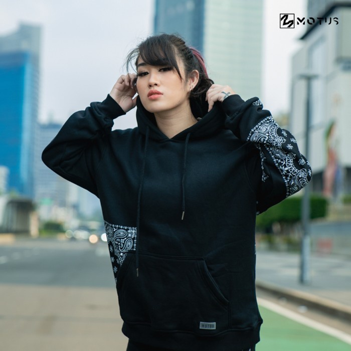 OVERSIZE PAISLEY HOODIE - Motus