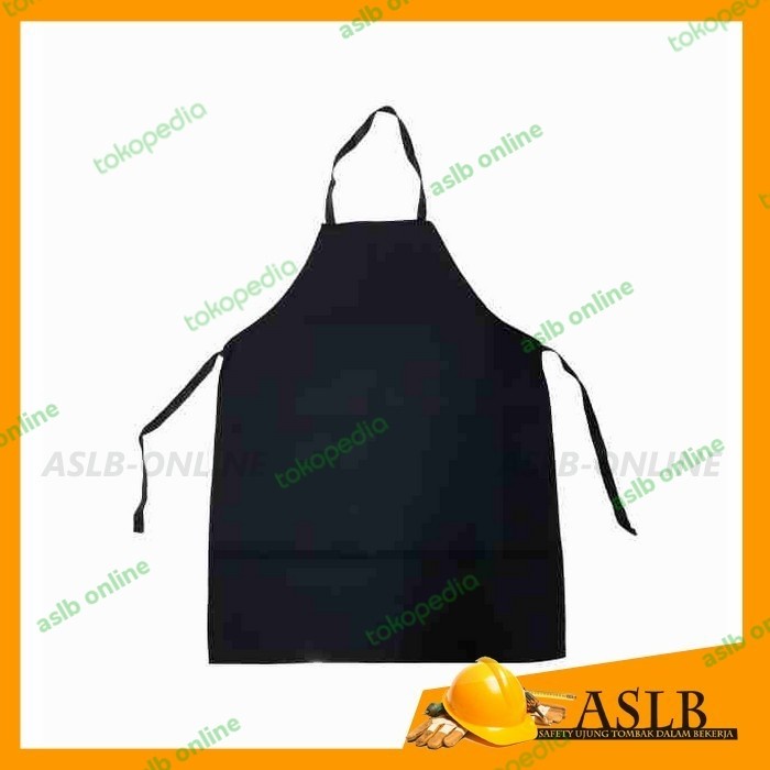 Apron Kain Drill Hitam