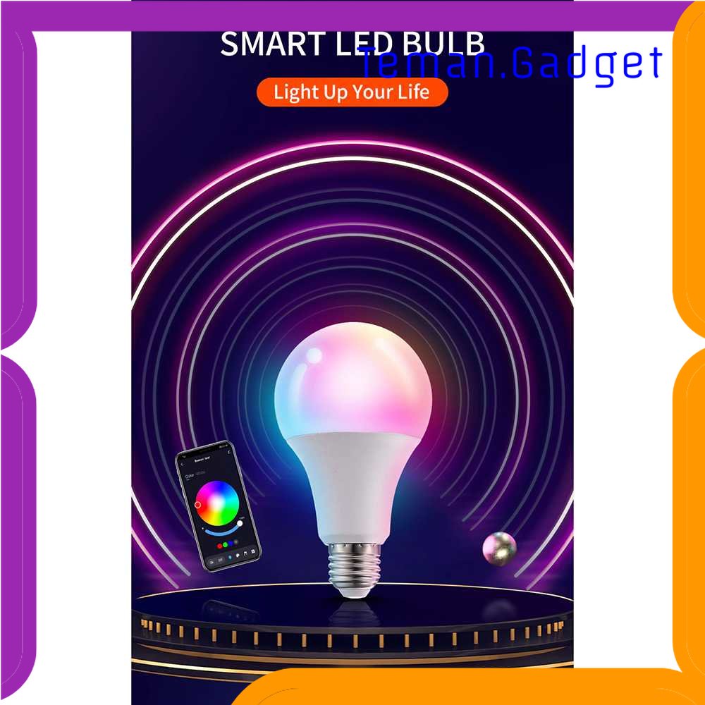 TG-LMP TUYA Lampu Bohlam RGB Smart Bulb Bluetooth Control E27 10 W - TY-10W