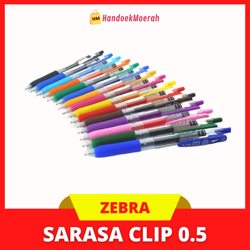 Pulpen Zebra Sarasa Clip 05 : Gel Ink /Jell Pen