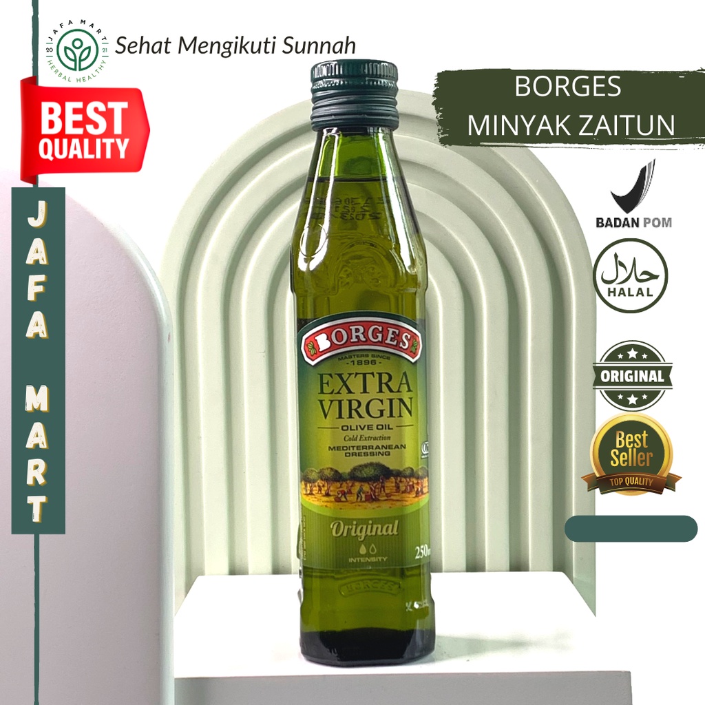 

Borges Minyak Zaitun Borges Extra Virgin Olive Oil - MINYAK OLIVE 125ML 250ML 500ML Halal