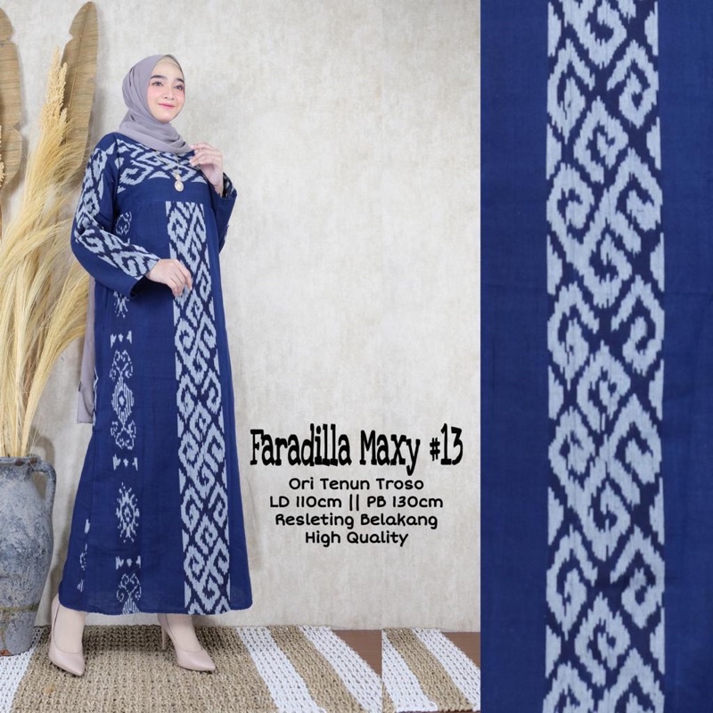 Jual Termurah Cod Centini Gamis Tenun Troso Jepara Ori Shabirah