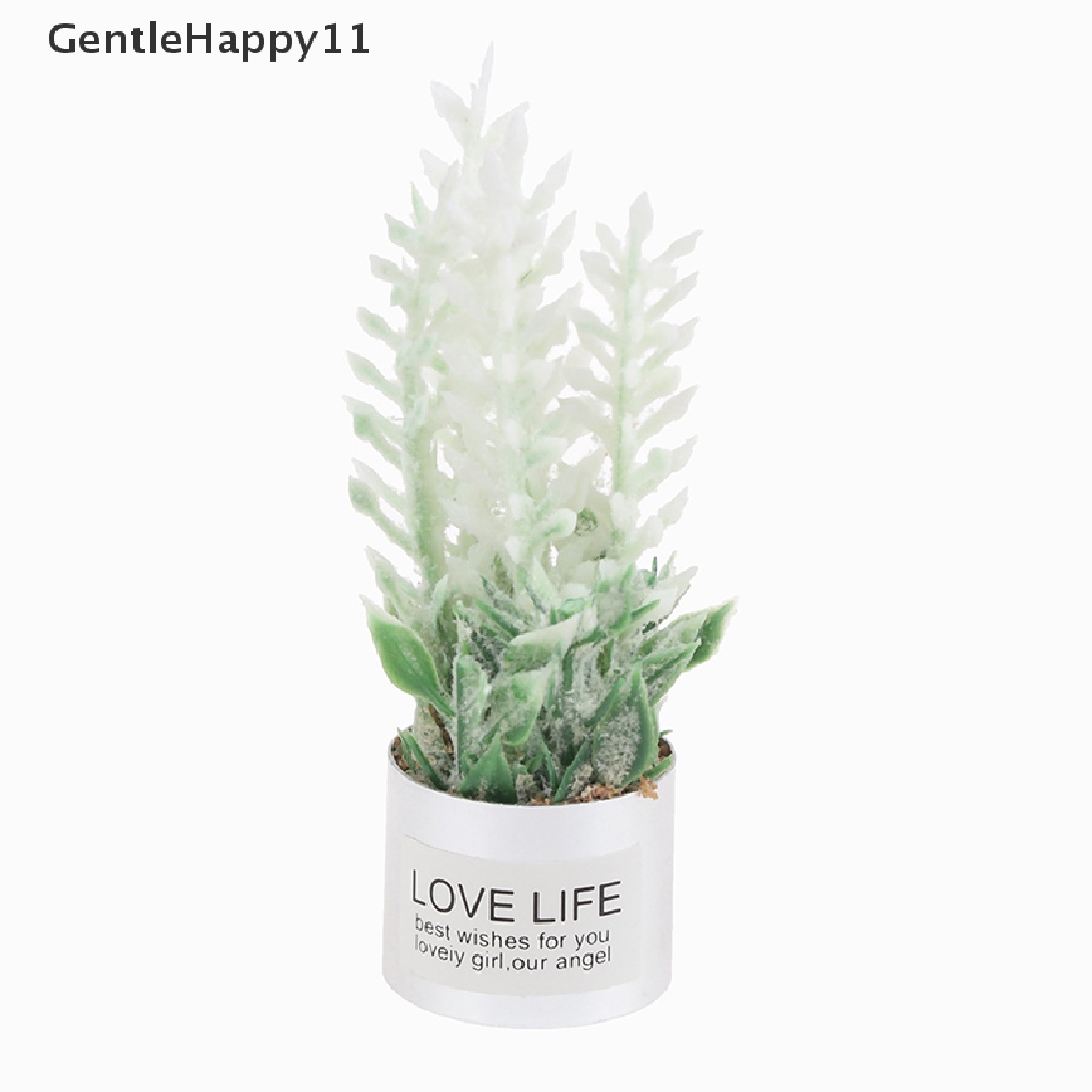 Gentlehappy 1: 12rumah Boneka Pot Besi Mini Lavender Pot Tanaman Dekorasi Taman Rumah id