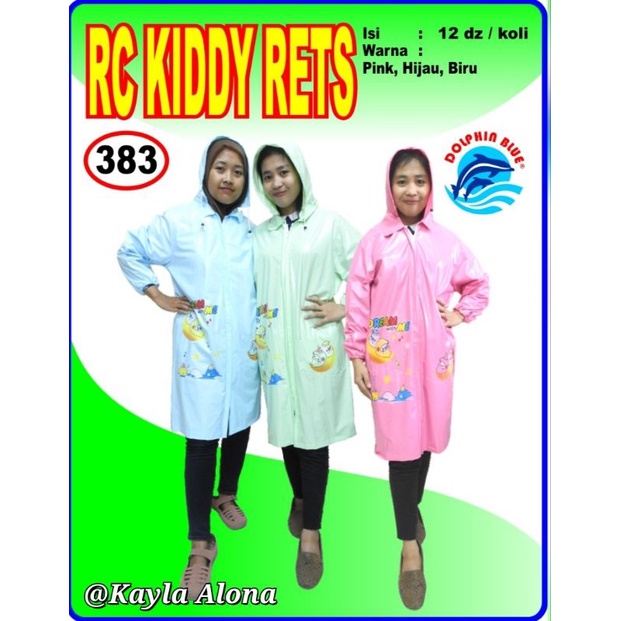 ( 383 Dolphin Blue ) JAS HUJAN KIDDY RETS