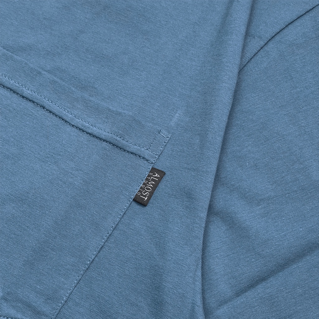 Almost Studio - T-Shirt Oversize - Vast - Mineral Blue