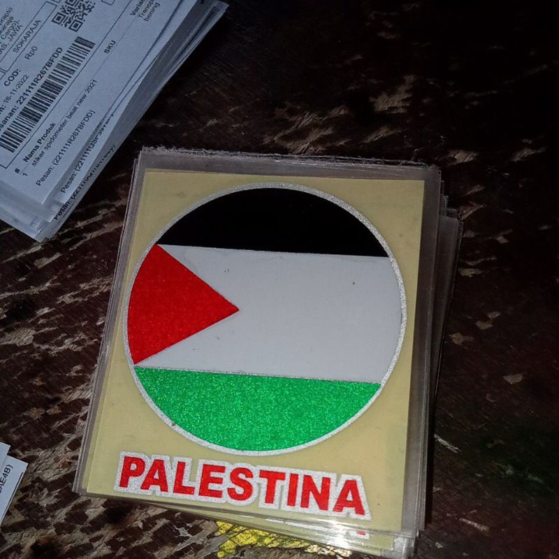 stiker cutting lambang Palestina