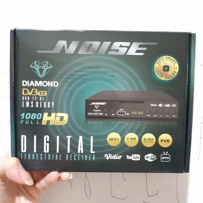 READYSTOCK STB TV digital noise set top box noise dvb t2 BERKUALITAS