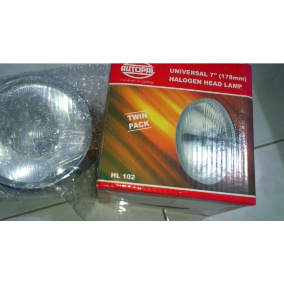 Reflektor Autopal 7 & 5 inch Tiger Megapro Vixion Scorpio Byson CB - Autopal 5inch