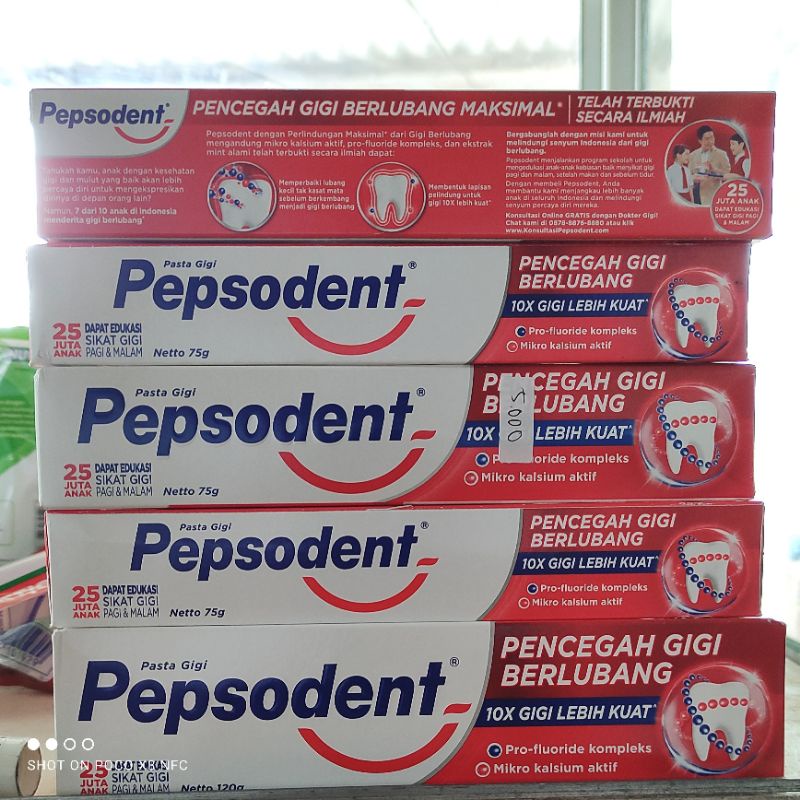 Pepsodent Odol Pasta Gigi 75gram 120gram