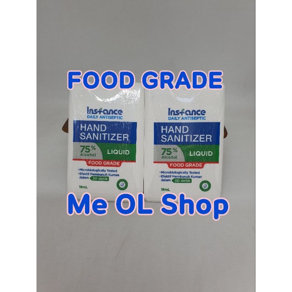 INSTANCE HAND SANITIZER 18ML FOOD GRADE POCKET SIZE