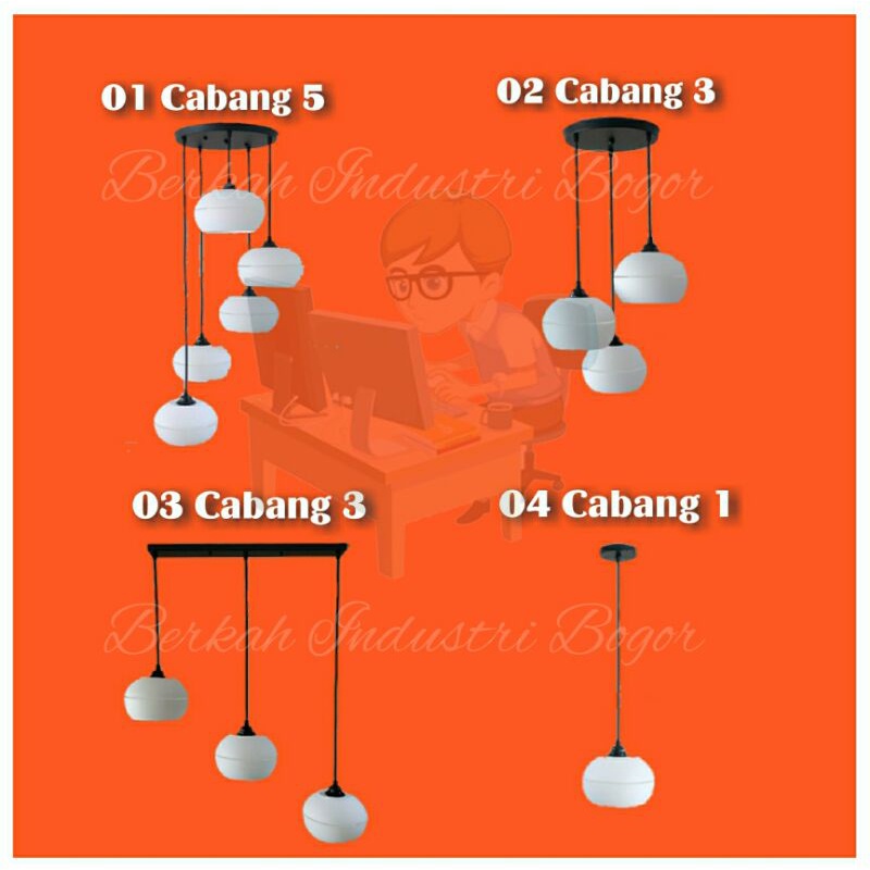 lampu hias gantung moonlight dekorasi