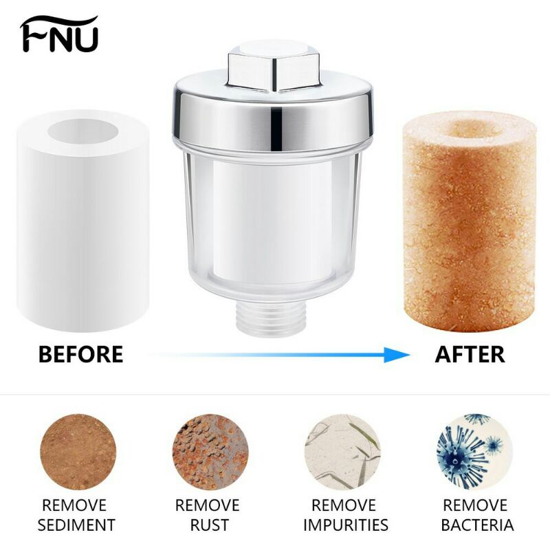 M Filter Saringan Shower Mandi Water Purifier Filter ac-f124 Silver