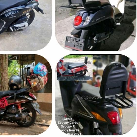 Sandaran Jok Motor Beat Scoopy - All Scoopy