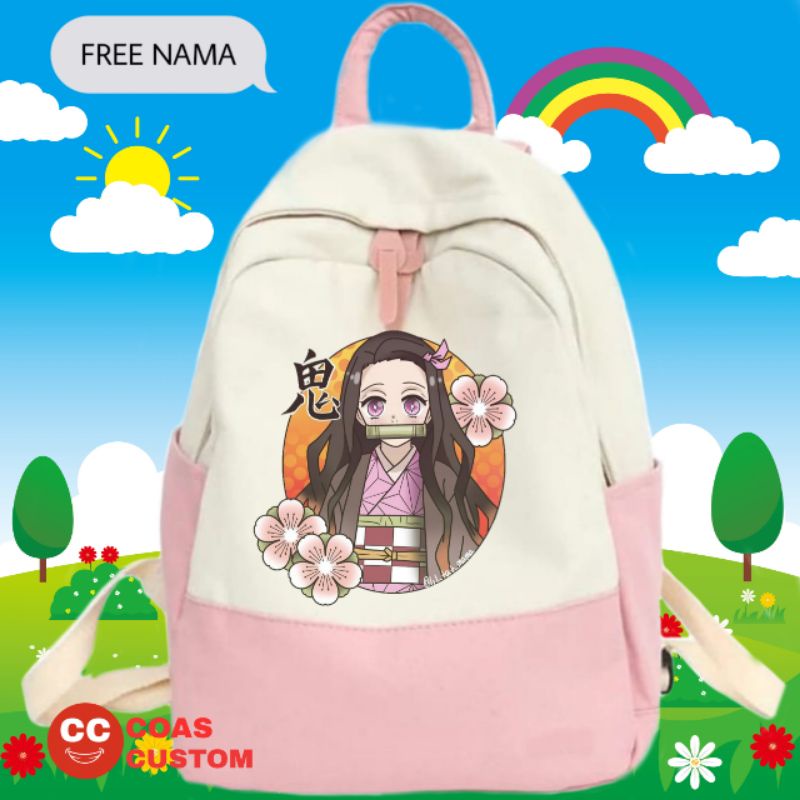 TAS NEZUKO KAMADO TAS RANSEL ANAK SEKOLAH