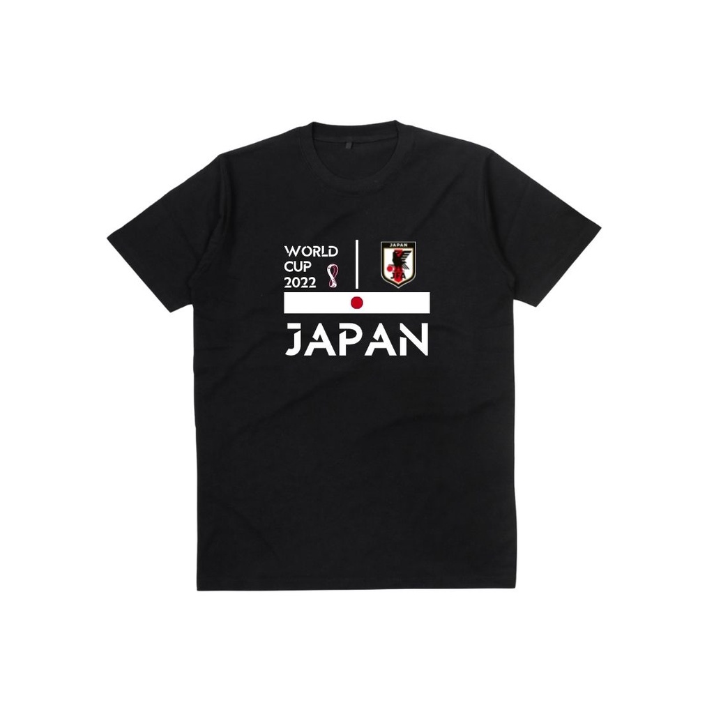 Kaos Bola Jepang Piala Dunia 2022 Tshirt Football Nation Timnas Negara Japan