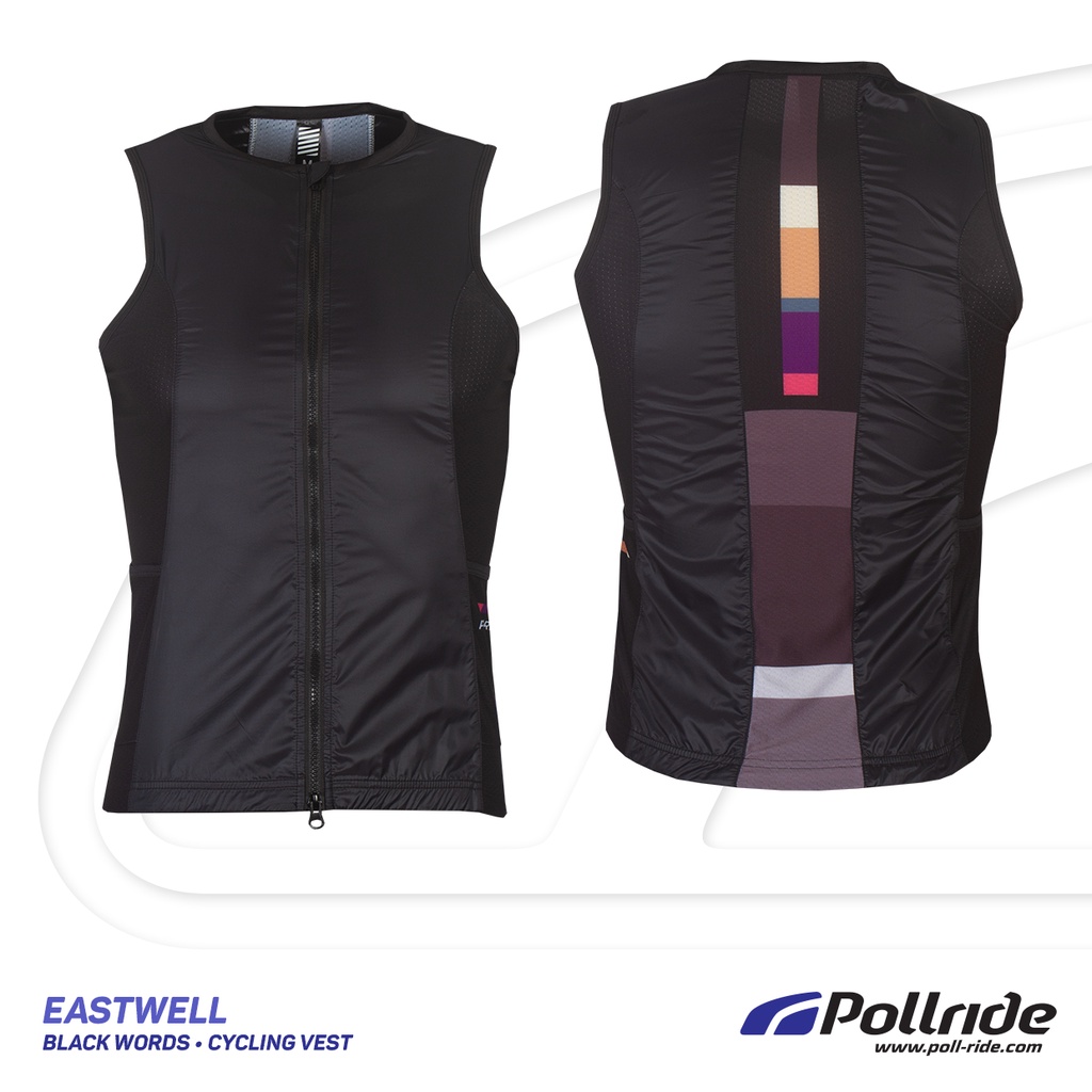 Rompi Olahraga |  Rompi Gowes | Rompi Sepeda Merk POLLRIDE EASTWELL black words