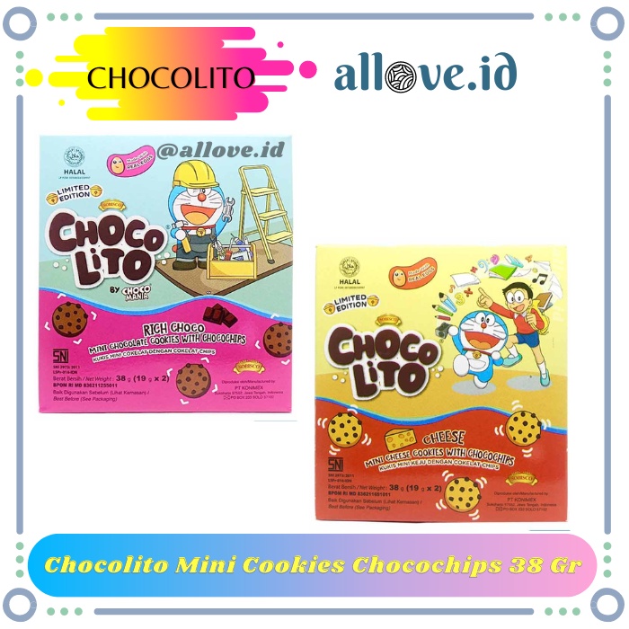 

Chocolito Mini Cookies Chocochips 38 Gr