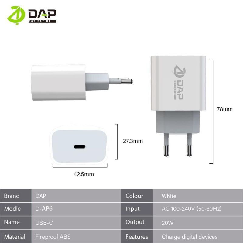 Batok TC DAP D-AP6 Travel Charger