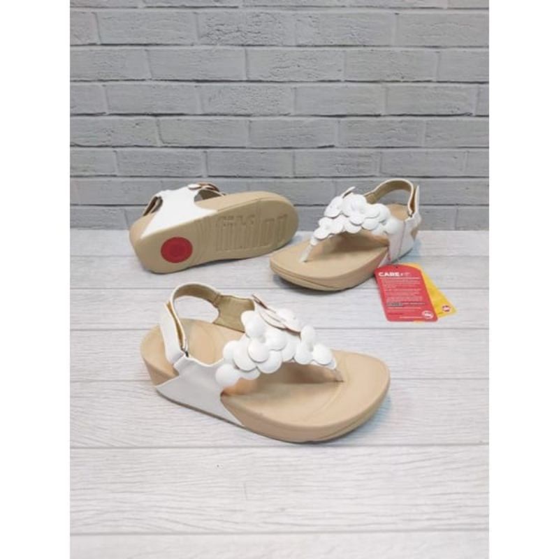 Fitflop Fleur Tali/ Sandal Fitflop Fleur Back Streep / Sandal Fitflop wanita