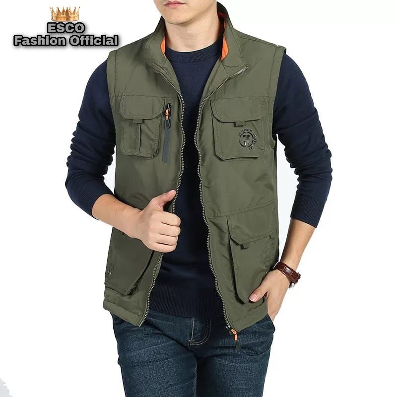 ESCO FASHION OFFICIAL ROMPI PRIA / ROMPI OUTDOOR / ROMPI MOTOR / ROMPI KANTORAN / ROMPI / VEST / VES