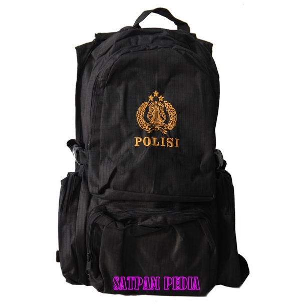 TAS RANSEL CARTER POLISI - TAS RANSEL LOGO POLISI