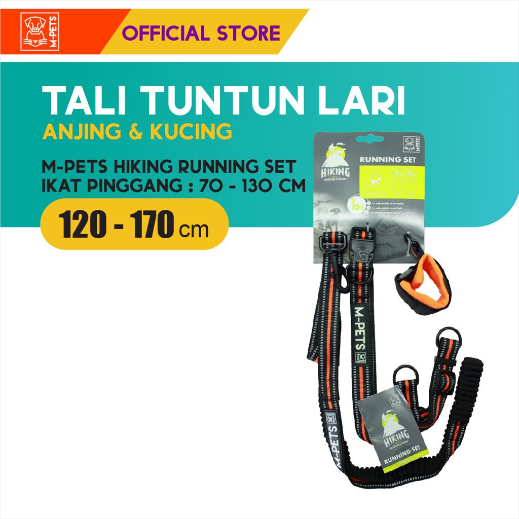 M-Pets Hiking Running Set /  Tali Tuntun Lari Anjing Kucing