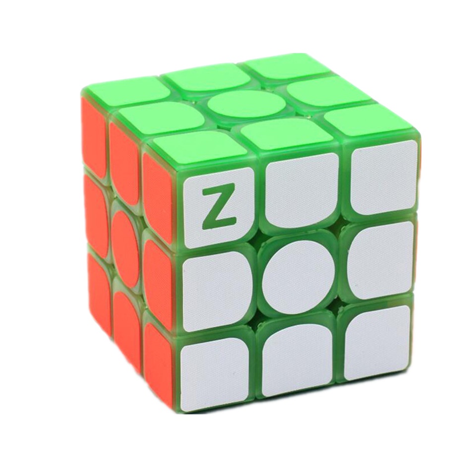 Zcube Mainan Kubus Rubik 3x3 X 3 Glow in the Dark Untuk Edukasi Anak&amp;amp;Kubus Klasik Untuk Edukasi