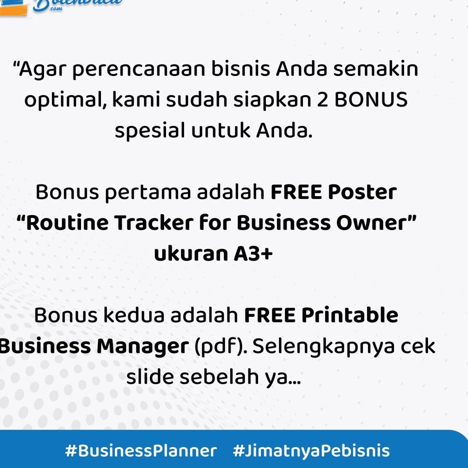

ヤ BUSINESS PLANNER for UMKM dan Olshop by K-Planner (HARD COVER) || Daily Planner || Monthly Planner || Buku Penunjang Bisnis UMKM || Planner untuk Pebisnis Olshop ㅊ