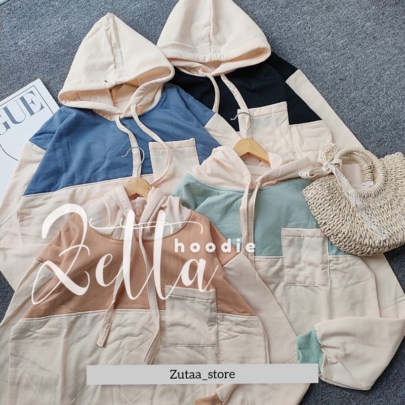 HOODIE SAKU KEKINIAN 2 COLOR // ZETTA SWEATER HOODIE