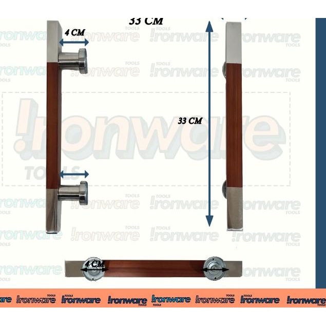 Jual Pull Handle Pintu Rumah Tarik Kotak Slim Stainless Steel Motif