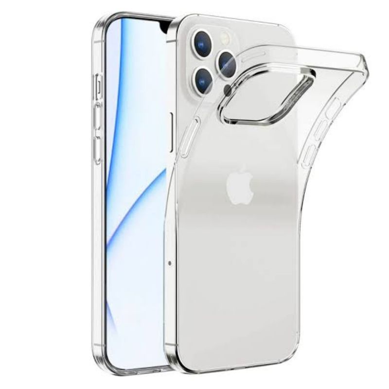 Case iPhone 13 Pro Max Silikon Casing Soft Clear Softcase Bening