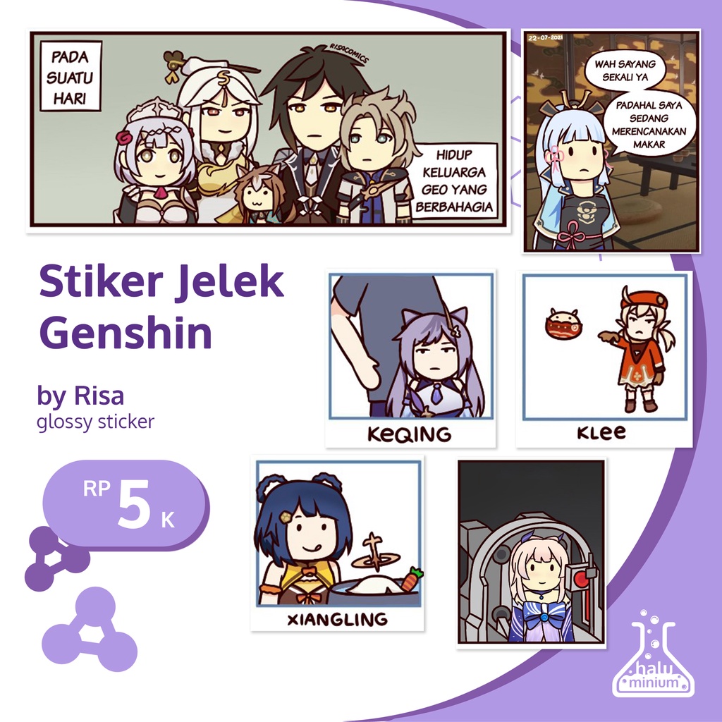 

Stiker Jelek Genshin Impact by Risa