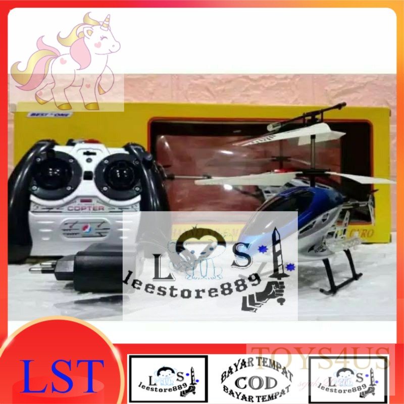 Toys4Us - Helicopter RC Remote Control 3.5 Channel BO 669 Metal Helicopter Gyro