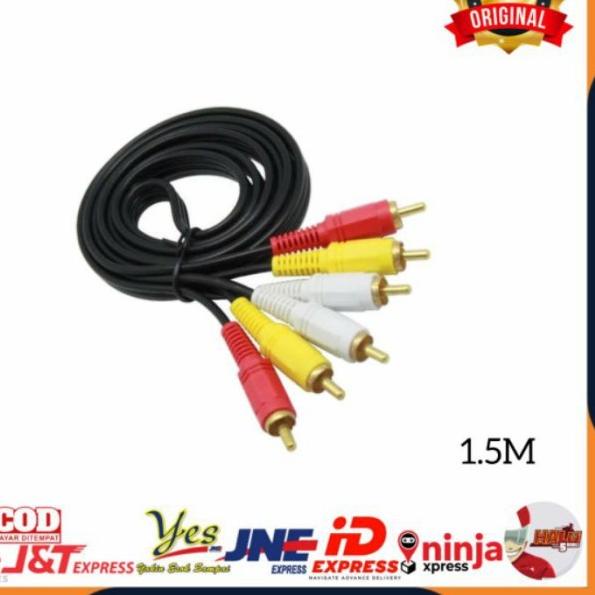 KABEL HDMI TO RCA LAPTOP KE TV TABUNG CONVERTER MINI BOX HDMI TO RCA