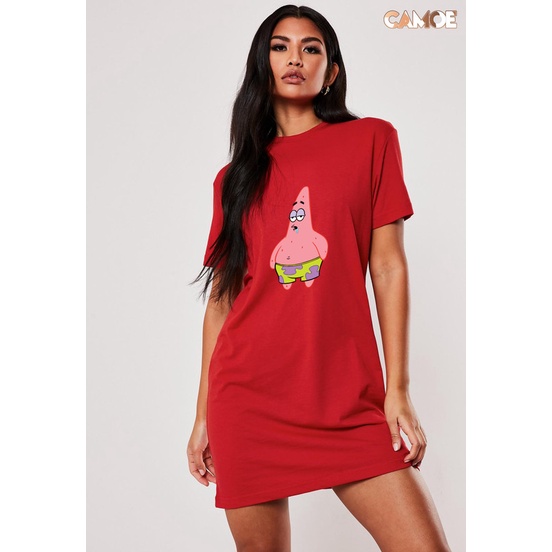 Tshirt Dress Kaos Patrick Star Drooling