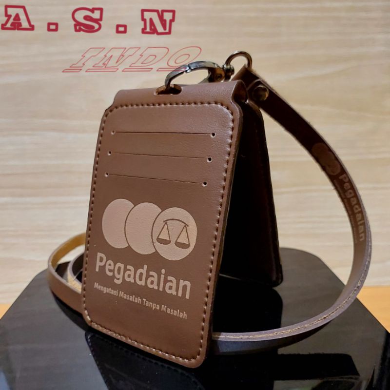 

gk Id Card Kulit Lipat Magnet PEGADAIAN Id Card Kulit PEGADAIAN Lipat