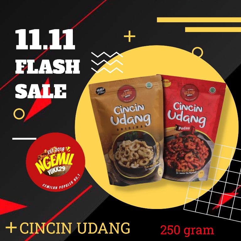 

250 GRAM CINCIN UDANG DAUN JERUK